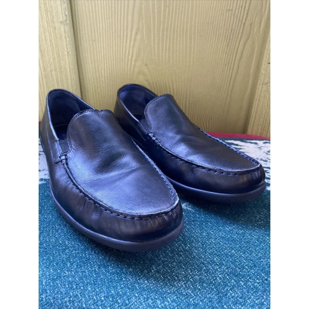 11 M Mocassin Cole Haan Black Leather Loafers Men’s Comfort Loafers